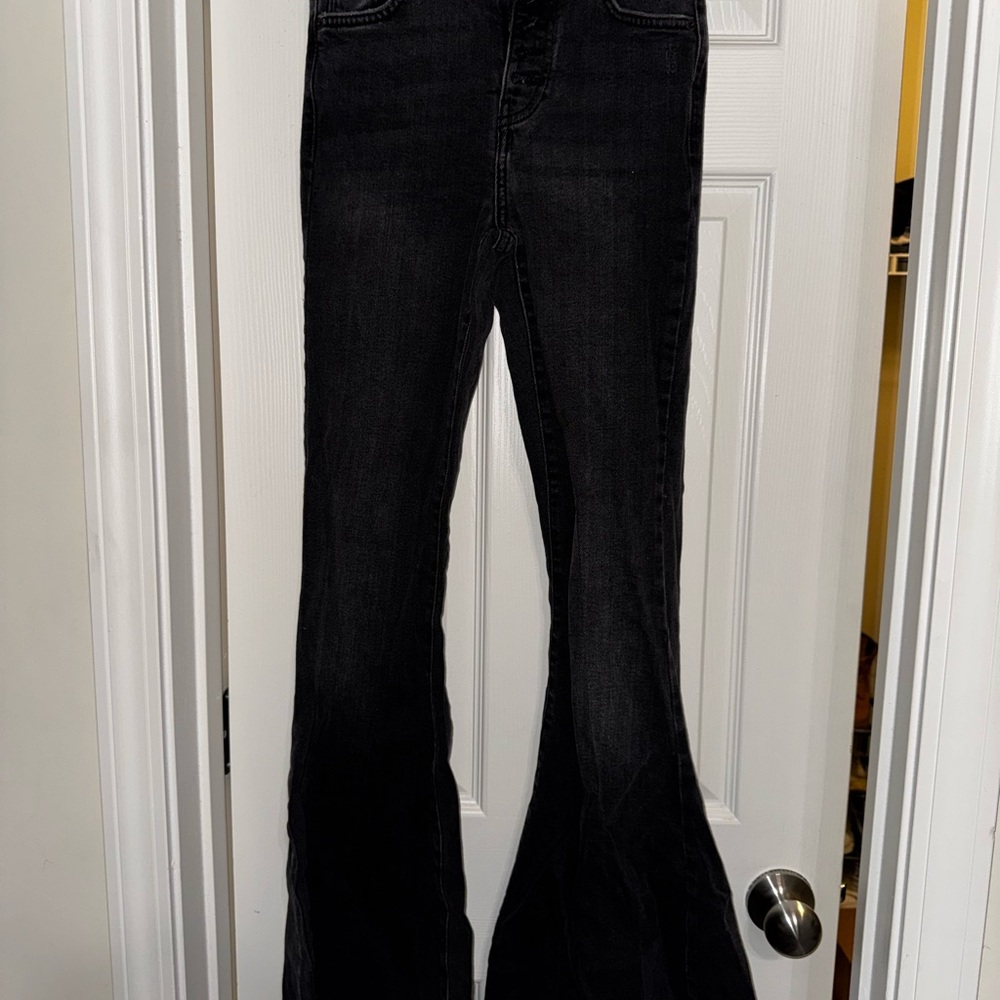 Forever 21 Charcoal Denim Pants